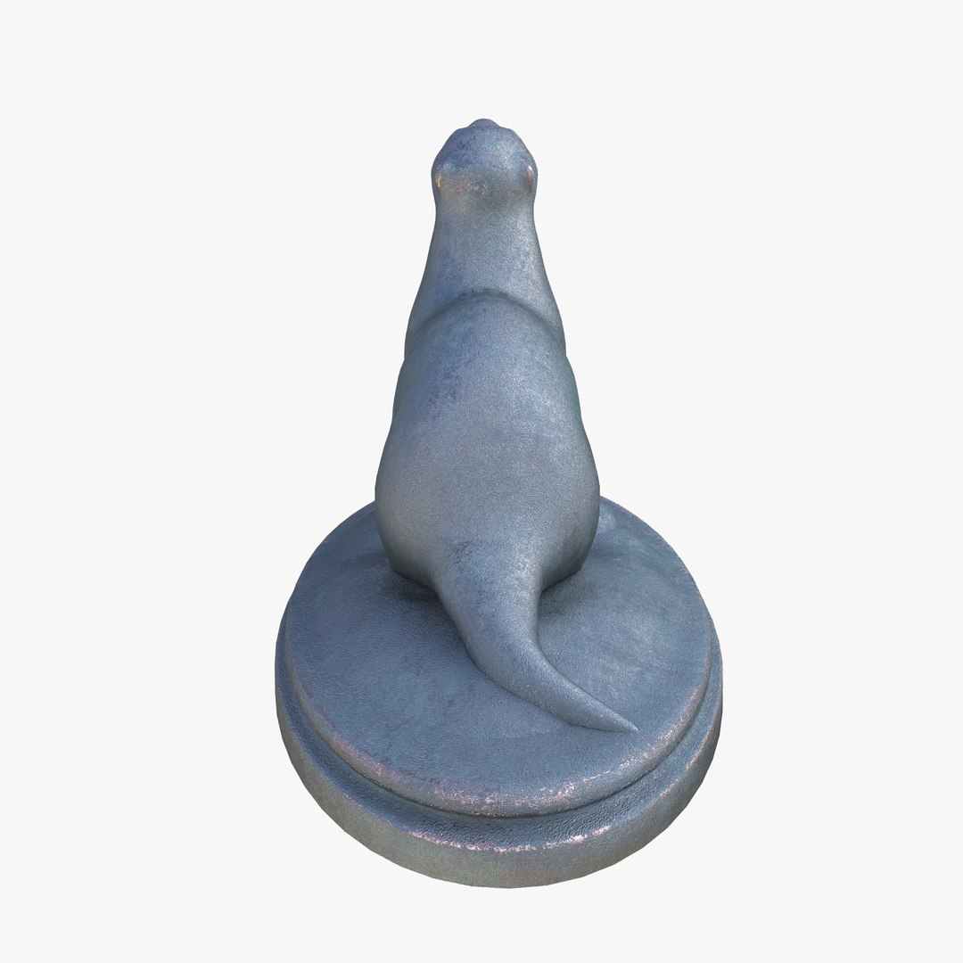 3D Otter Sculpture - TurboSquid 1160682