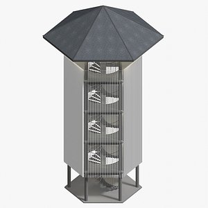3D Tropical pavilion 26A23