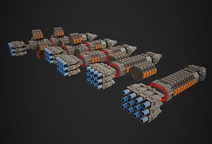 3D model Modular Space Ship One