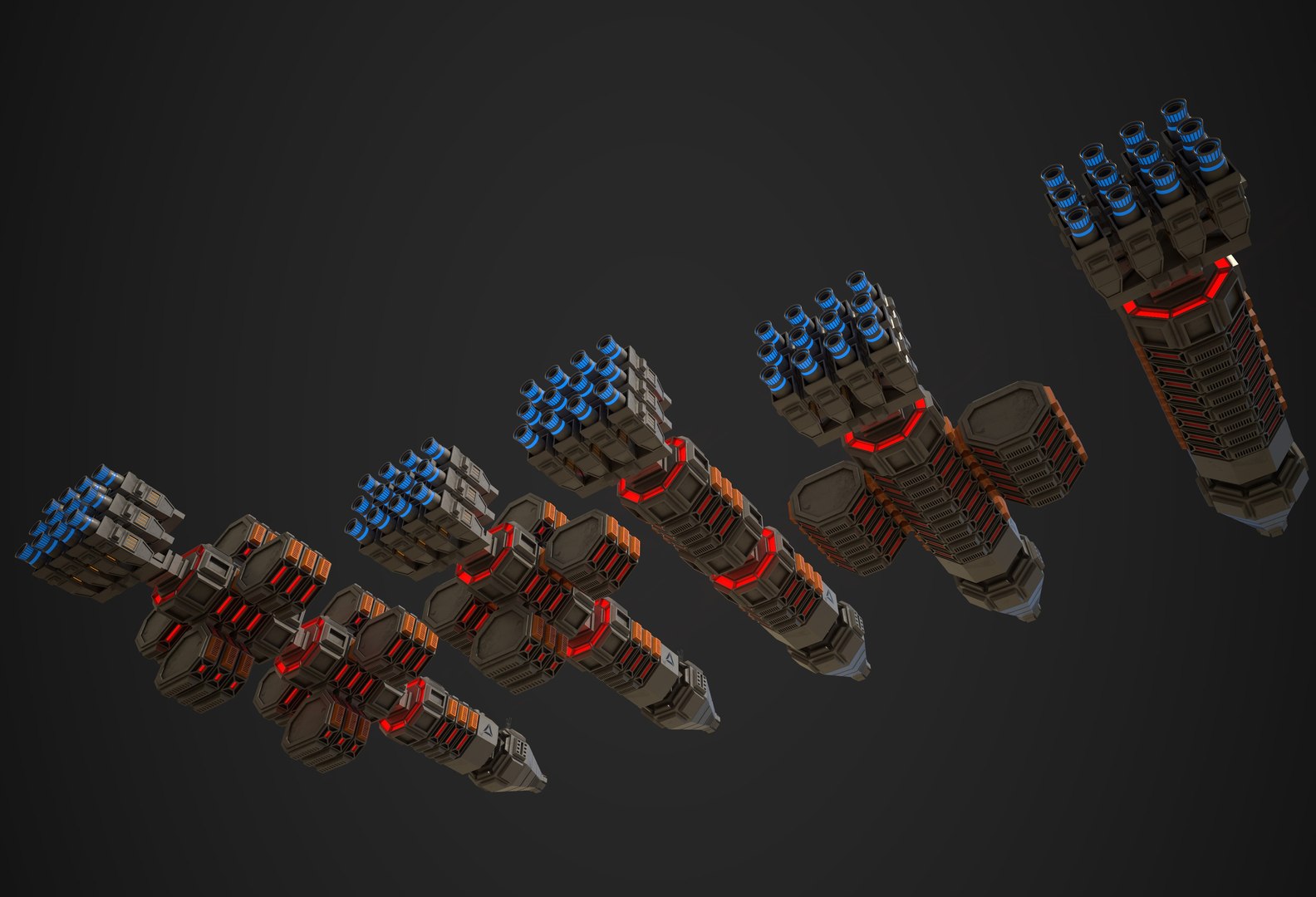 3D model Modular Space Ship One https://p.turbosquid.com/ts-thumb/ED/PkQUg8/7O/spaceshiponepack09/jpg/1751506036/1920x1080/fit_q87/9d1762d721ee53f7d2bb32b7c78fe4c745bbc36d/spaceshiponepack09.jpg