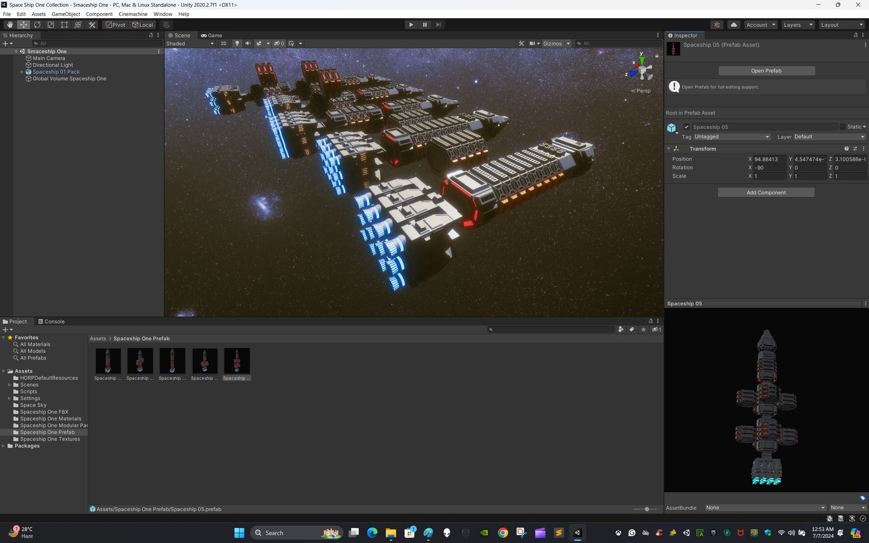 3D model Modular Space Ship One https://p.turbosquid.com/ts-thumb/ED/PkQUg8/HX/spaceshiponepack14/jpg/1751506039/1920x1080/fit_q87/359e0078dc5918342a881ca2deab78375c4f2f79/spaceshiponepack14.jpg