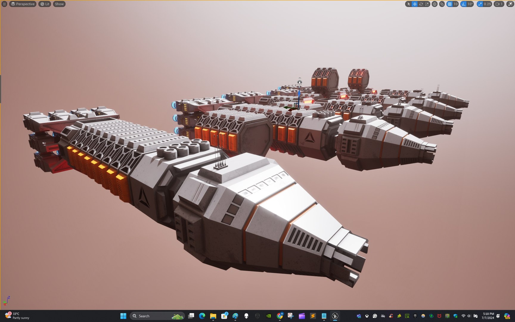 3D model Modular Space Ship One https://p.turbosquid.com/ts-thumb/ED/PkQUg8/gL/spaceshiponepack25/jpg/1751506051/1920x1080/fit_q87/8d8a53810f16cc6ce279da8966af27c5a99939fe/spaceshiponepack25.jpg