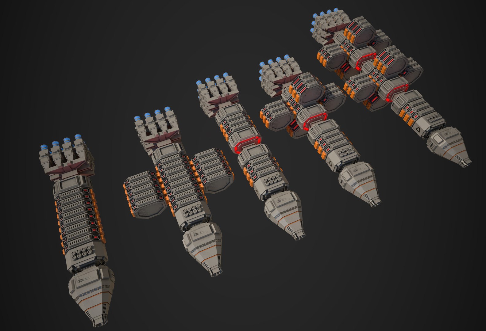 3D model Modular Space Ship One https://p.turbosquid.com/ts-thumb/ED/PkQUg8/pO/spaceshiponepack06/jpg/1751506033/1920x1080/fit_q87/06751f845faf9fd1aea09c50e0a81cd4a711e79f/spaceshiponepack06.jpg