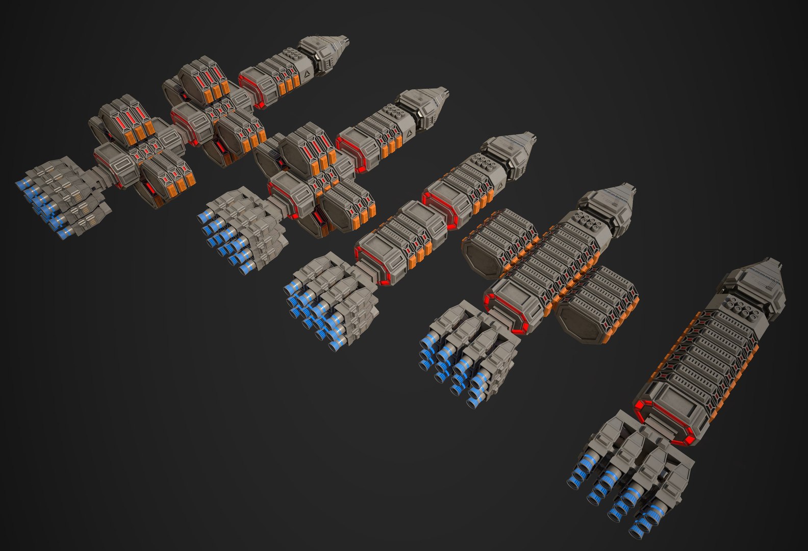 3D model Modular Space Ship One https://p.turbosquid.com/ts-thumb/ED/PkQUg8/rn/spaceshiponepack05/jpg/1751506032/1920x1080/fit_q87/174028fdbbaf52f86a1f25055d924fdc50ad0710/spaceshiponepack05.jpg
