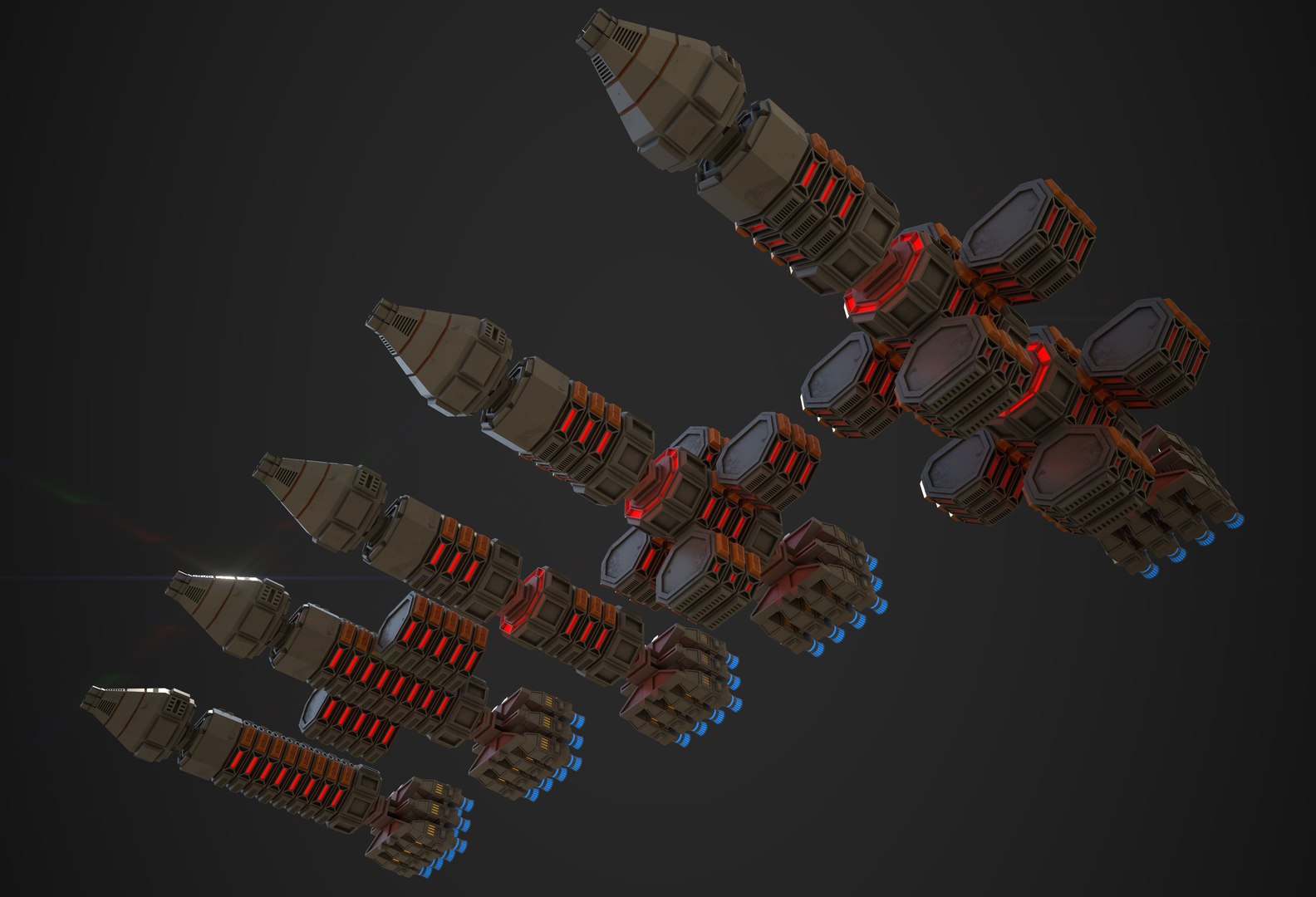 3D model Modular Space Ship One https://p.turbosquid.com/ts-thumb/ED/PkQUg8/yp/spaceshiponepack07/jpg/1751506033/1920x1080/fit_q87/4ceafb05c85101b9b512d66d33730719b57d7afb/spaceshiponepack07.jpg