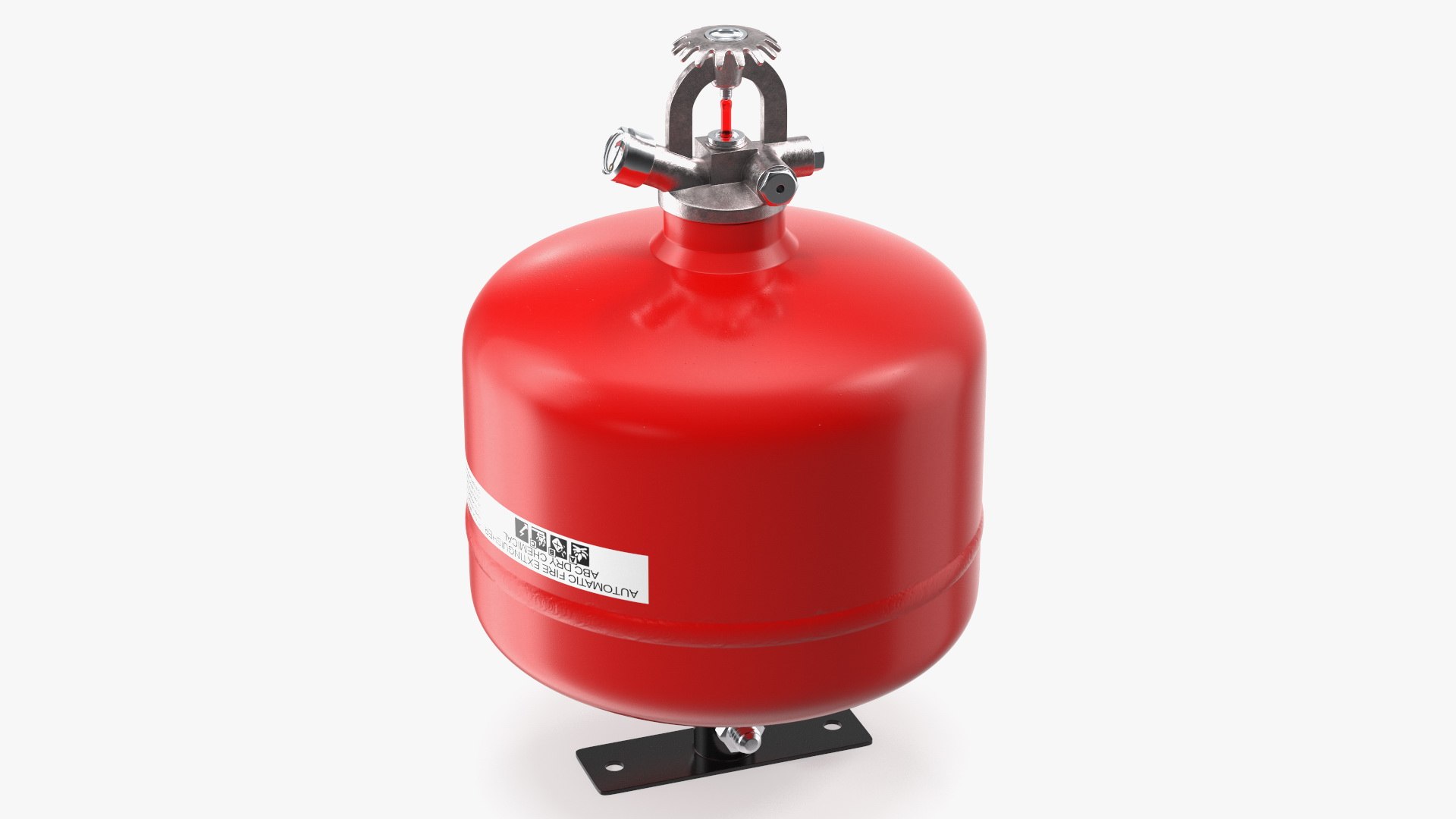 Automatic Dry Chemical Fire Extinguisher 3D model preview