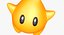 Co-Star Luma Orange Galaxy Super Mario Assets