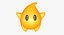 Co-Star Luma Orange Galaxy Super Mario Assets