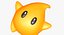 Co-Star Luma Orange Galaxy Super Mario Assets