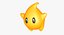 Co-Star Luma Orange Galaxy Super Mario Assets