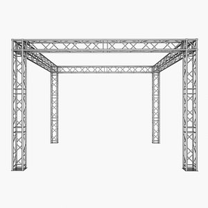 3d truss model