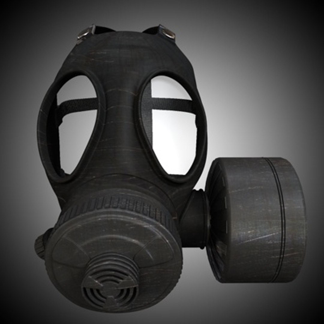 3d gas mask model