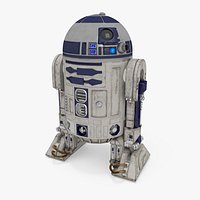 R2-D2 Droid Rigged for Maya