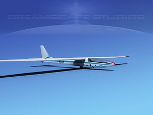 glider zefir 4 3d model