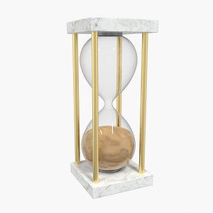 3D Marble Hourglass model