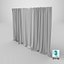 Cortinas de janela transparentes brancas