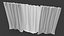 Cortinas de janela transparentes brancas