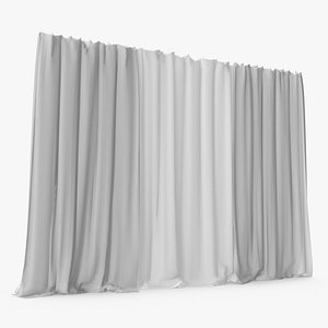 Sheer Window Curtains White