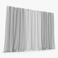 Sheer Window Curtains White