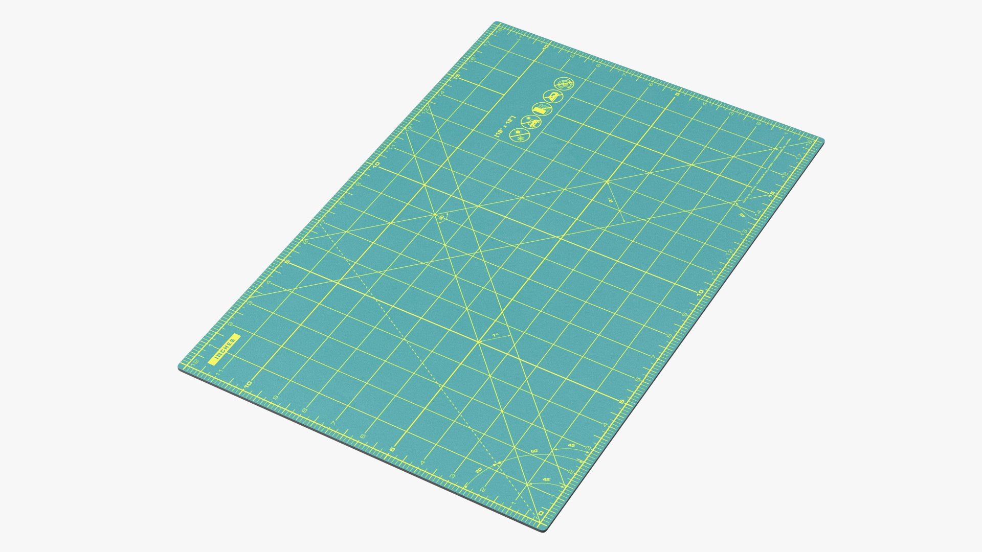 Self Healing Sewing Mat 3D model preview