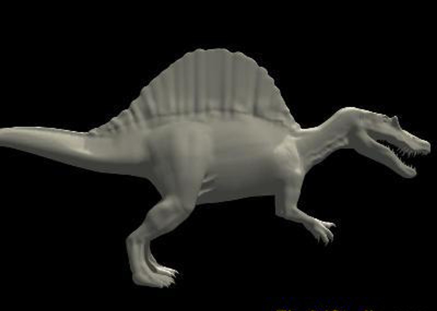 3d Model Jurassic Spinosaur