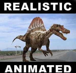 3d model jurassic spinosaur