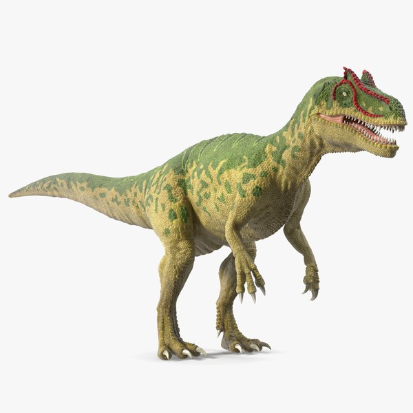 アロサウルスの緑色の着色3Dモデル - TurboSquid 2158688