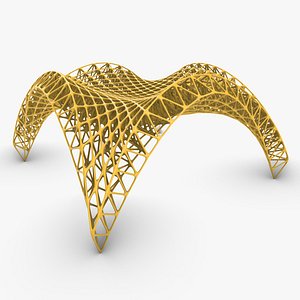 Landscape Sci-Fi Space Truss Structure 02