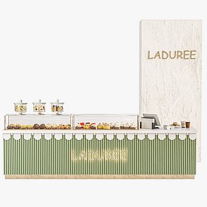 3D model Showcase for a cafe