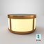 Mid-Century Modern Ceiling Light On