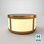Mid-Century Modern Ceiling Light On