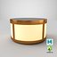 Mid-Century Modern Ceiling Light On