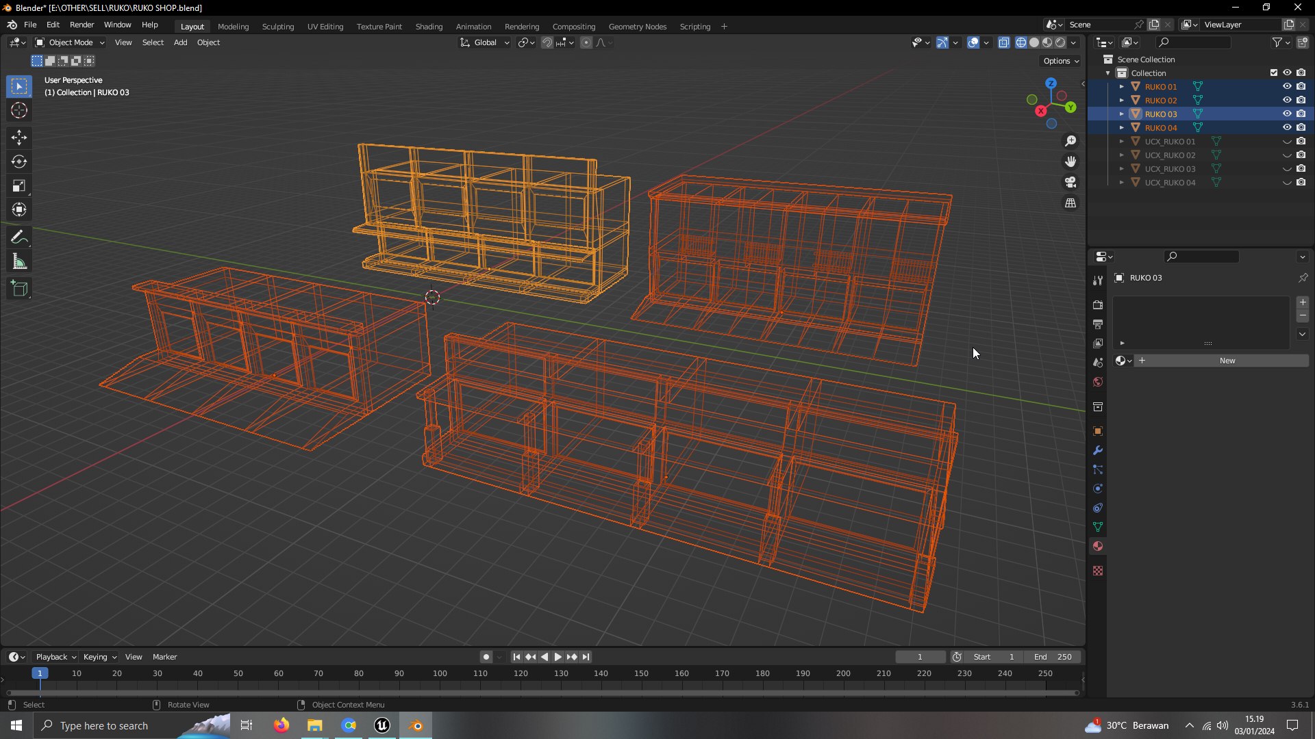 3D Model RUKO SHOP PACK LOW POLY Ready For Unreal Engine - TurboSquid ...