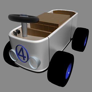 baby fantasticar 3d model