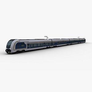 3D model Lowpoly Train 11 Desiro HC