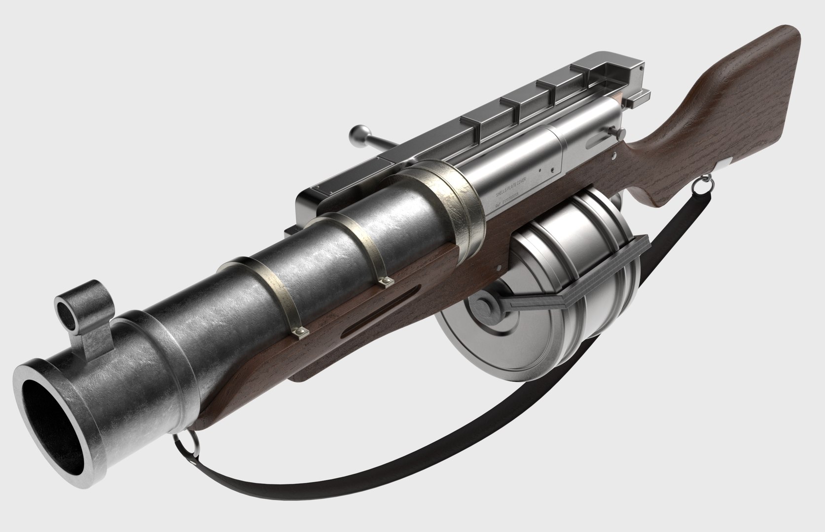 3D classic rifle - TurboSquid 1621988