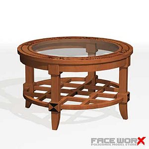 3d max table coffee