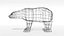polar animals modeled bear 3D model