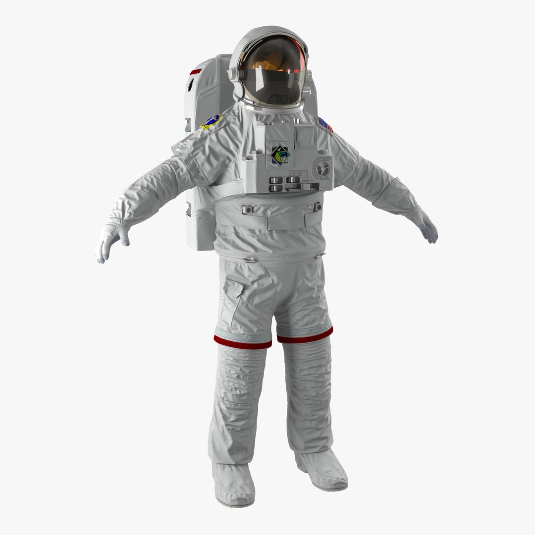 NASA Space Suit Extravehicular Mobility Unit 2 3D model preview