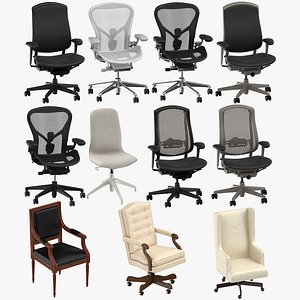 office chairs 3D