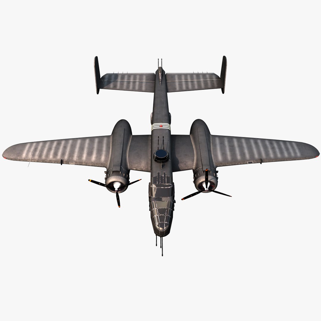 North American B-25 Mitchell 3D Model - TurboSquid 1235346