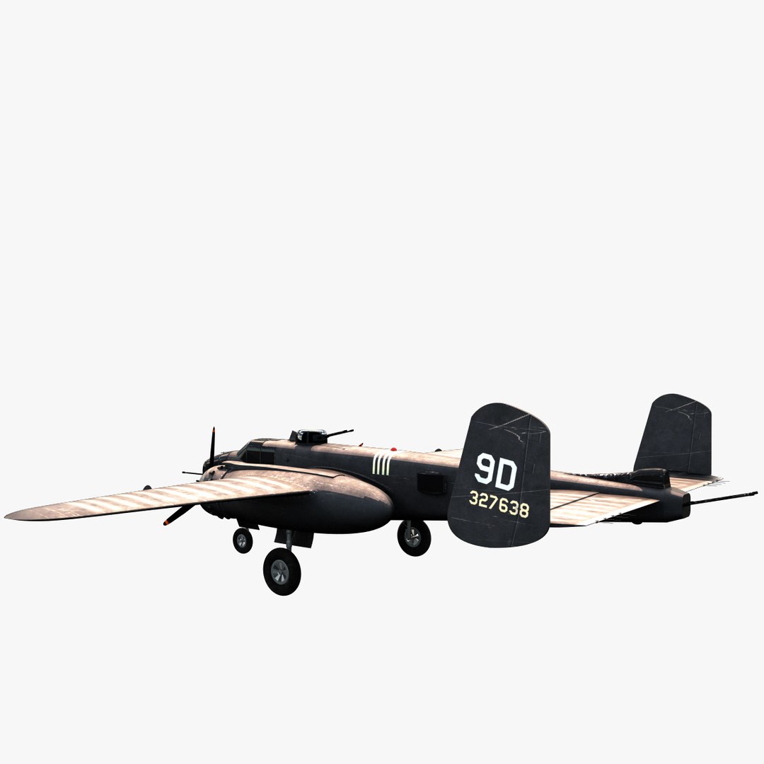 North American B-25 Mitchell 3D Model - TurboSquid 1235346