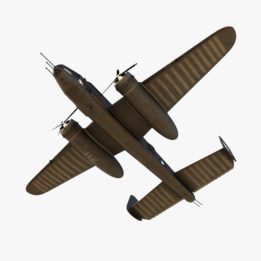 North American B-25 Mitchell 3D Model - TurboSquid 1235346