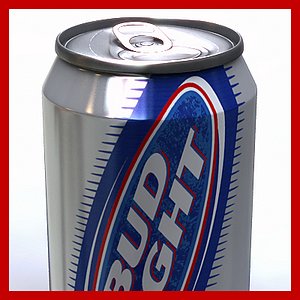 Bud Light Beer Can - 33cl