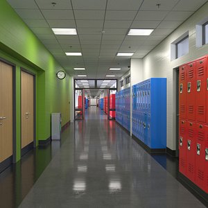 School with Interiors