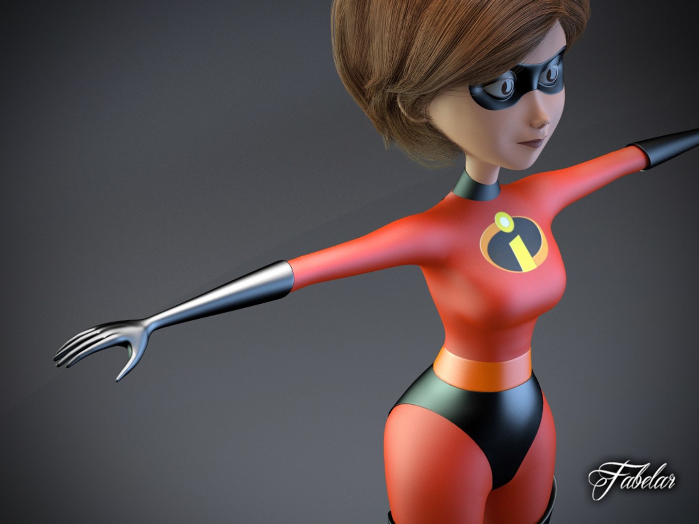 3d Elastigirl Pixar Motion