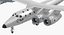 Virgin Galactic LauncherEine Rakete manipuliert