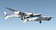Virgin Galactic LauncherEine Rakete manipuliert