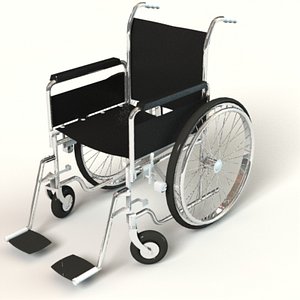 3d model wheel chair wheelchair