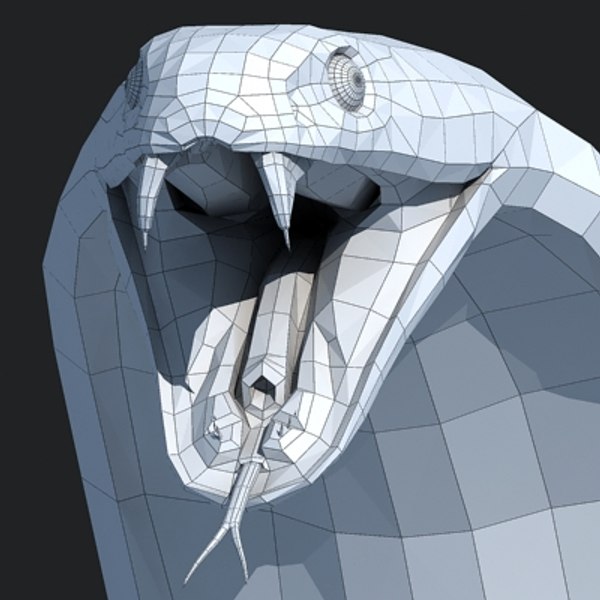 cobra king animation 3d model